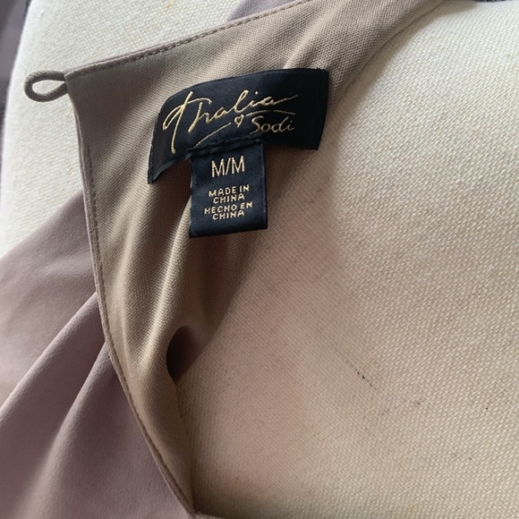 Thalia Sodi Antiqua Sleeveless Dress Size M NWT Knee Length Beaded Stretch - Picture 7 of 10